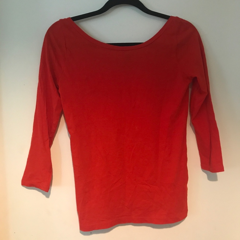 cotton linen j crew tee